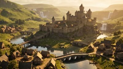 Highland Castle Kingdom Wallpaper
